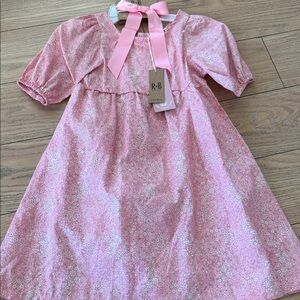 R-B Pink Floral Kids Nightgown